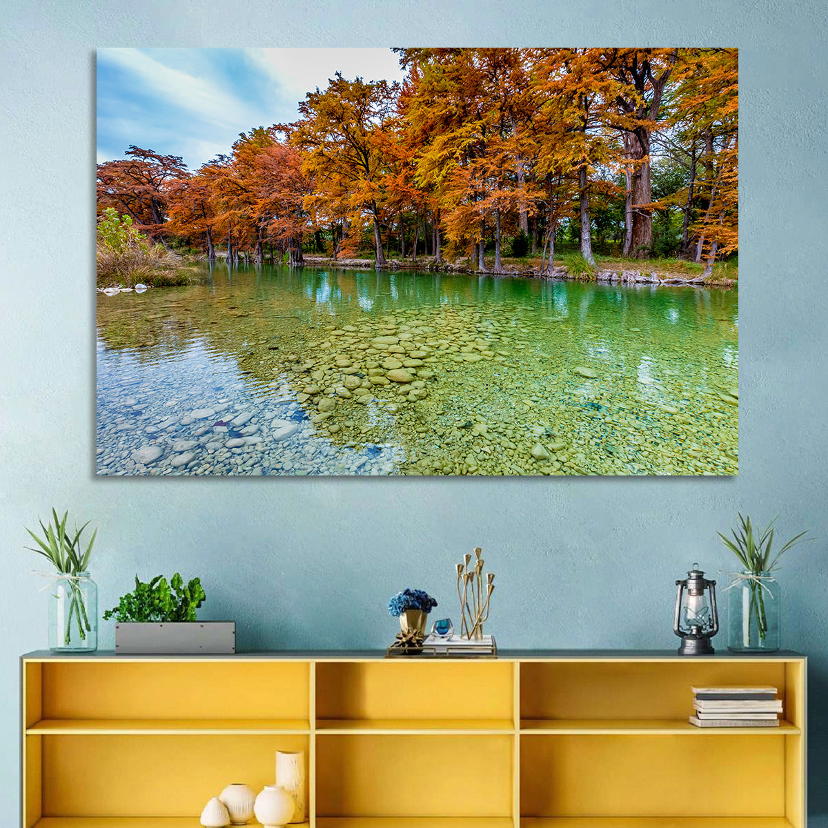 Frio River at Garner State Park Wall Art