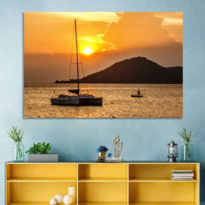Mama Afrika Sunset, Lake Malawi Wall Art
