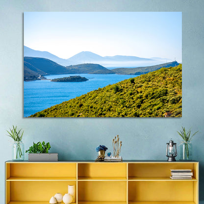 Porto Palermo Bay with Ali Pasha Castle Wall Art