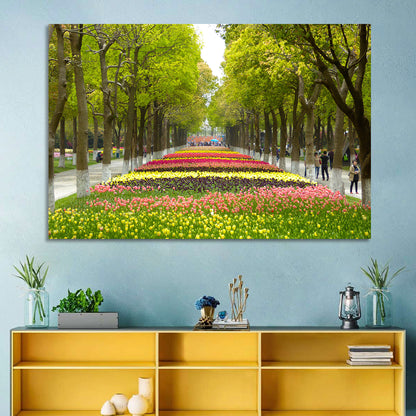 Tulips Garden Wall Art