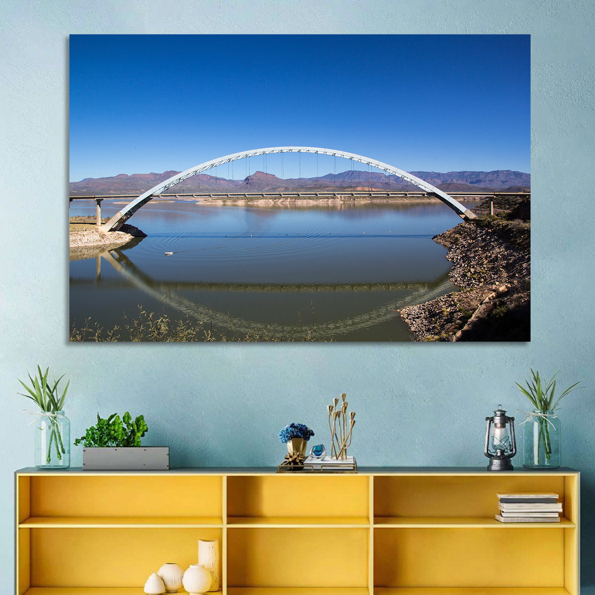 Roosevelt Lake Bridge Wall Art
