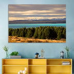 Lake Pukaki Turquoise View Wall Art