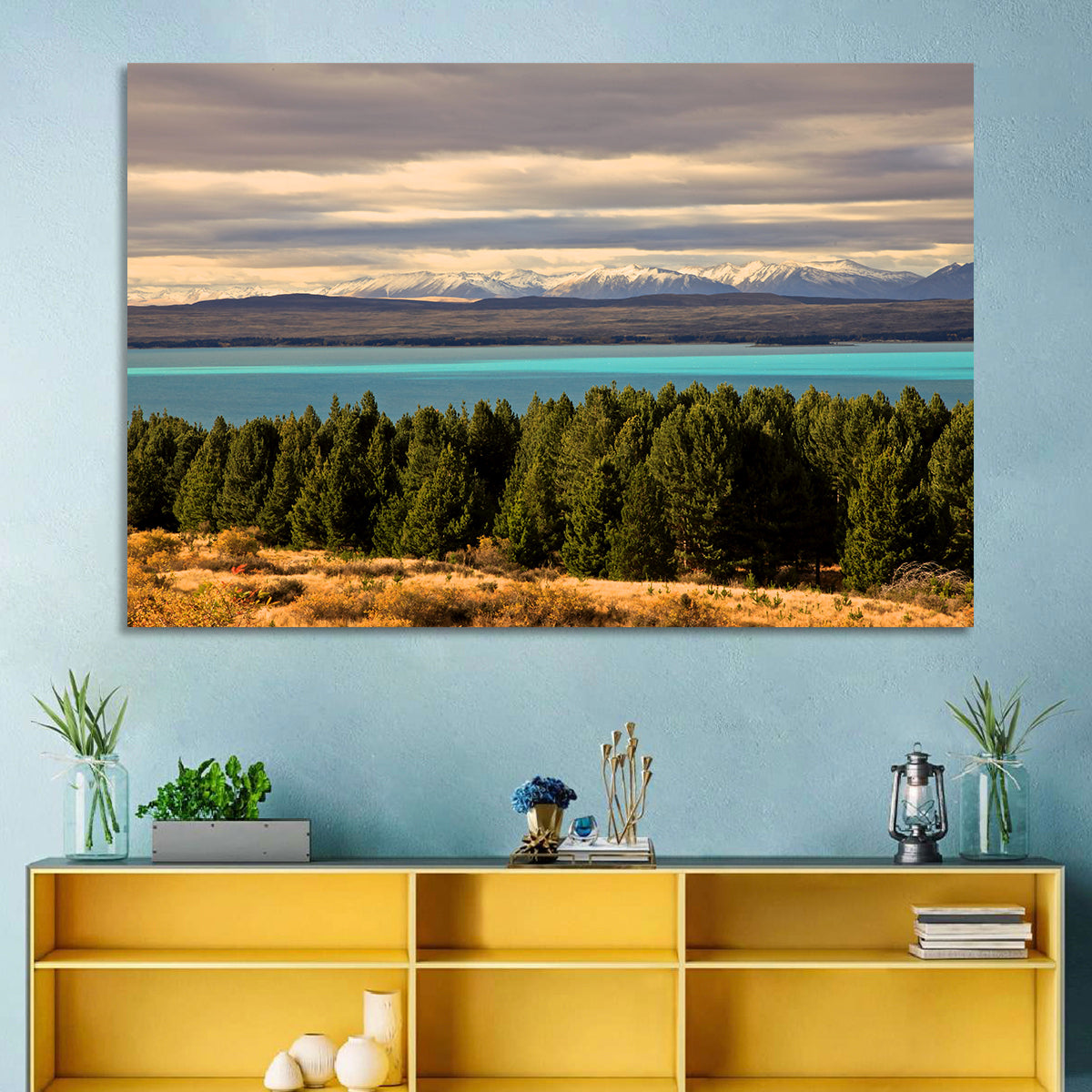 Lake Pukaki Turquoise View Wall Art