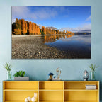 Lake Wanaka Golden Reflection Wall Art