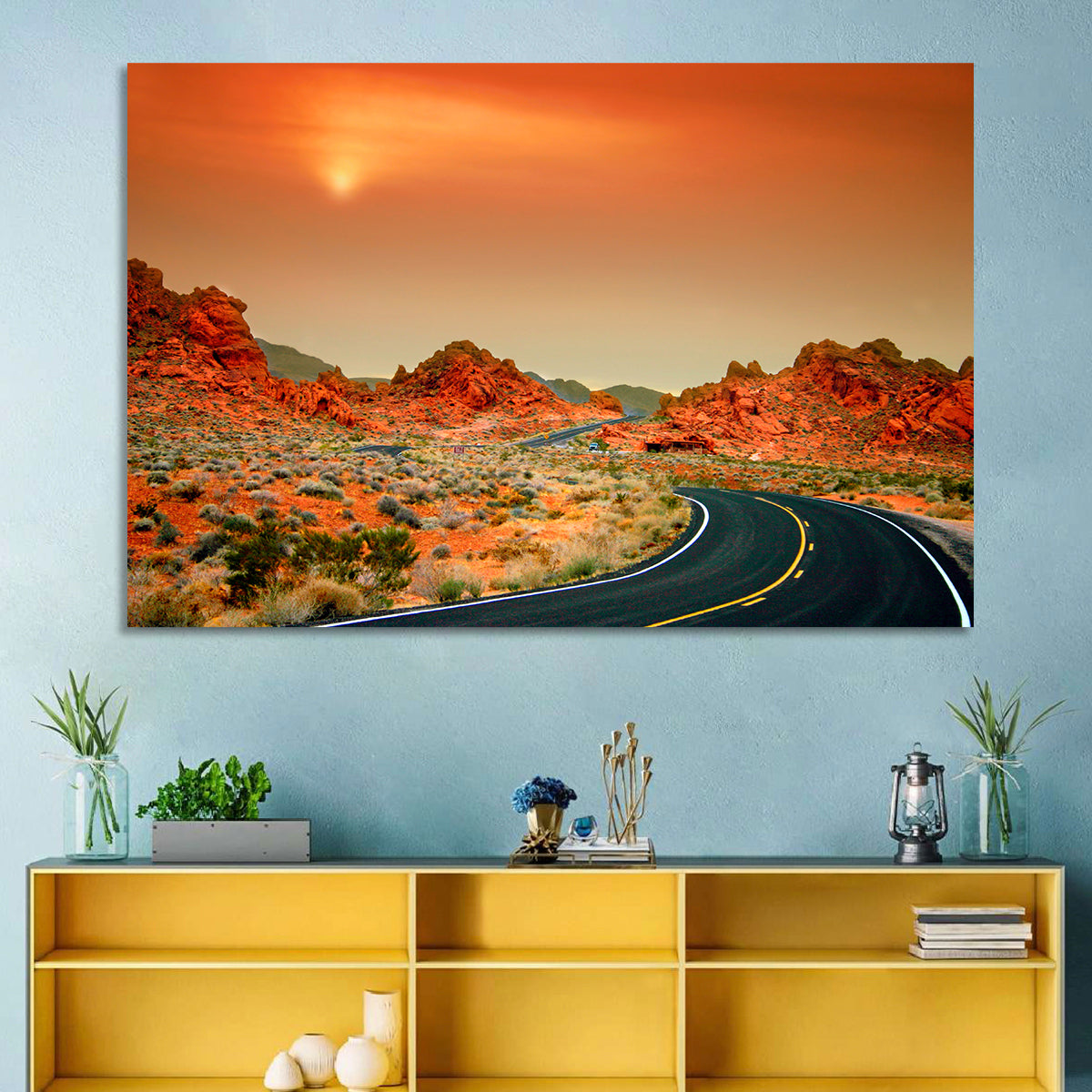 Valley of Fire Winding Road Wall Art