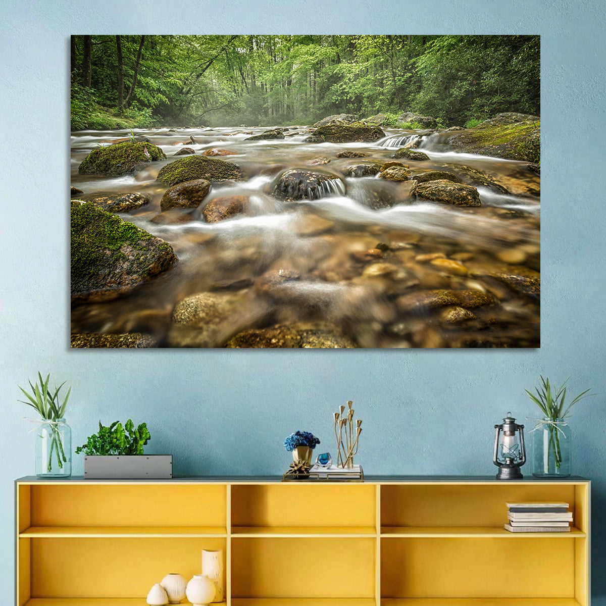 Forest Creek, North Carolina Wall Art in a room, landscape