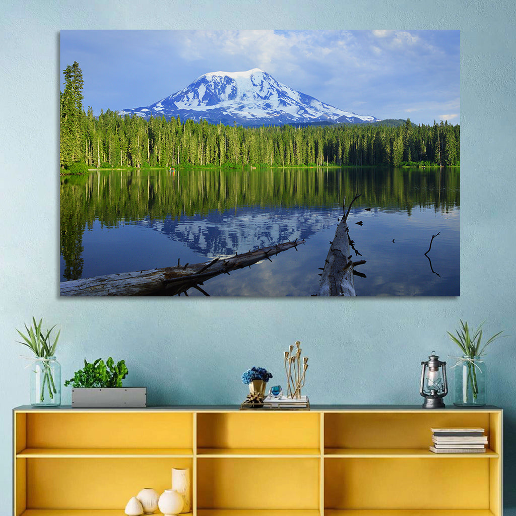 Mount Adams Reflection at Takhlakh Lake Wall Art
