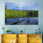Mount Adams Reflection at Takhlakh Lake Wall Art