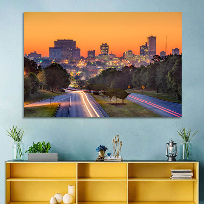 Jackson Downtown Skyline Wall Art