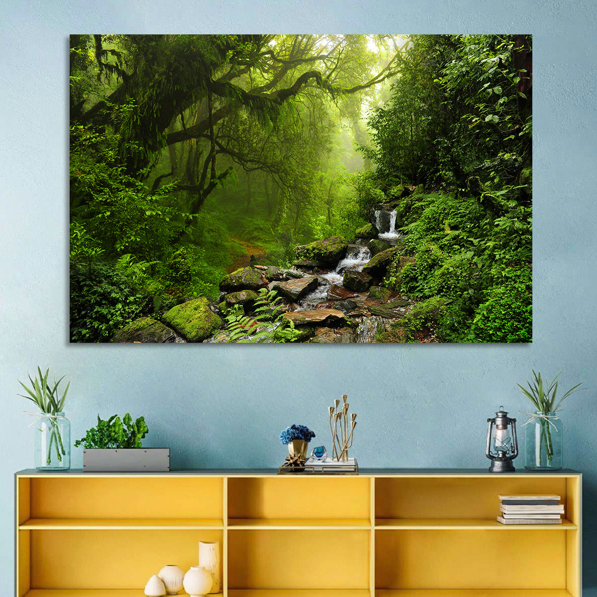Annapurna Jungle Stream Wall Art