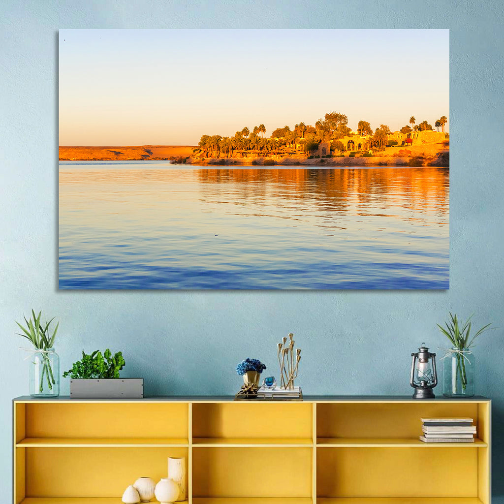 Lake Nasser Golden Hour Wall Art