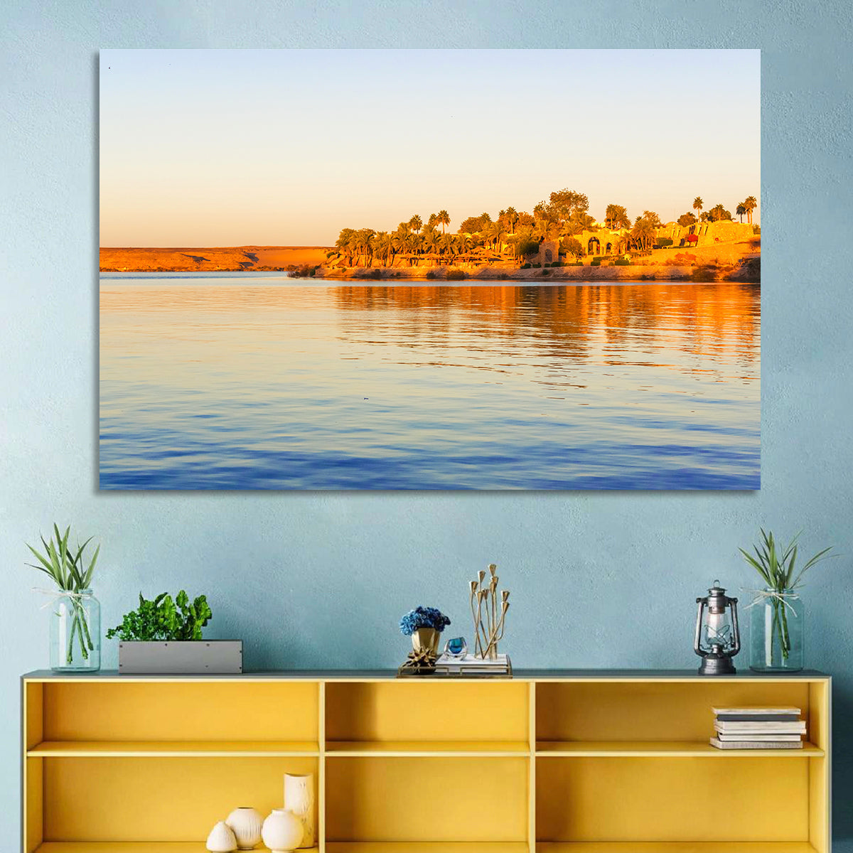Lake Nasser Golden Hour Wall Art