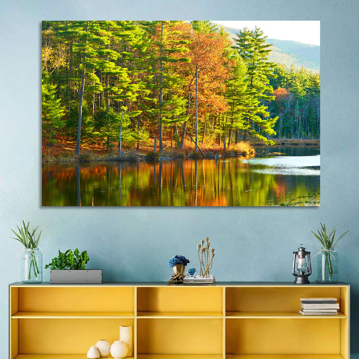 White Mountain National Forest Reflection Wall Art