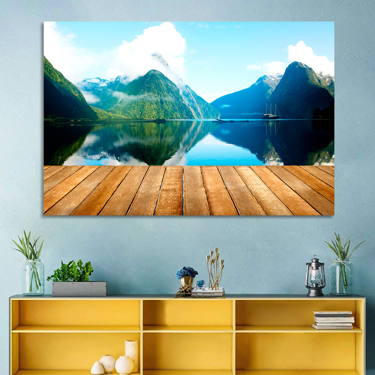 Mitre Peak at Milford Sound Wall Art