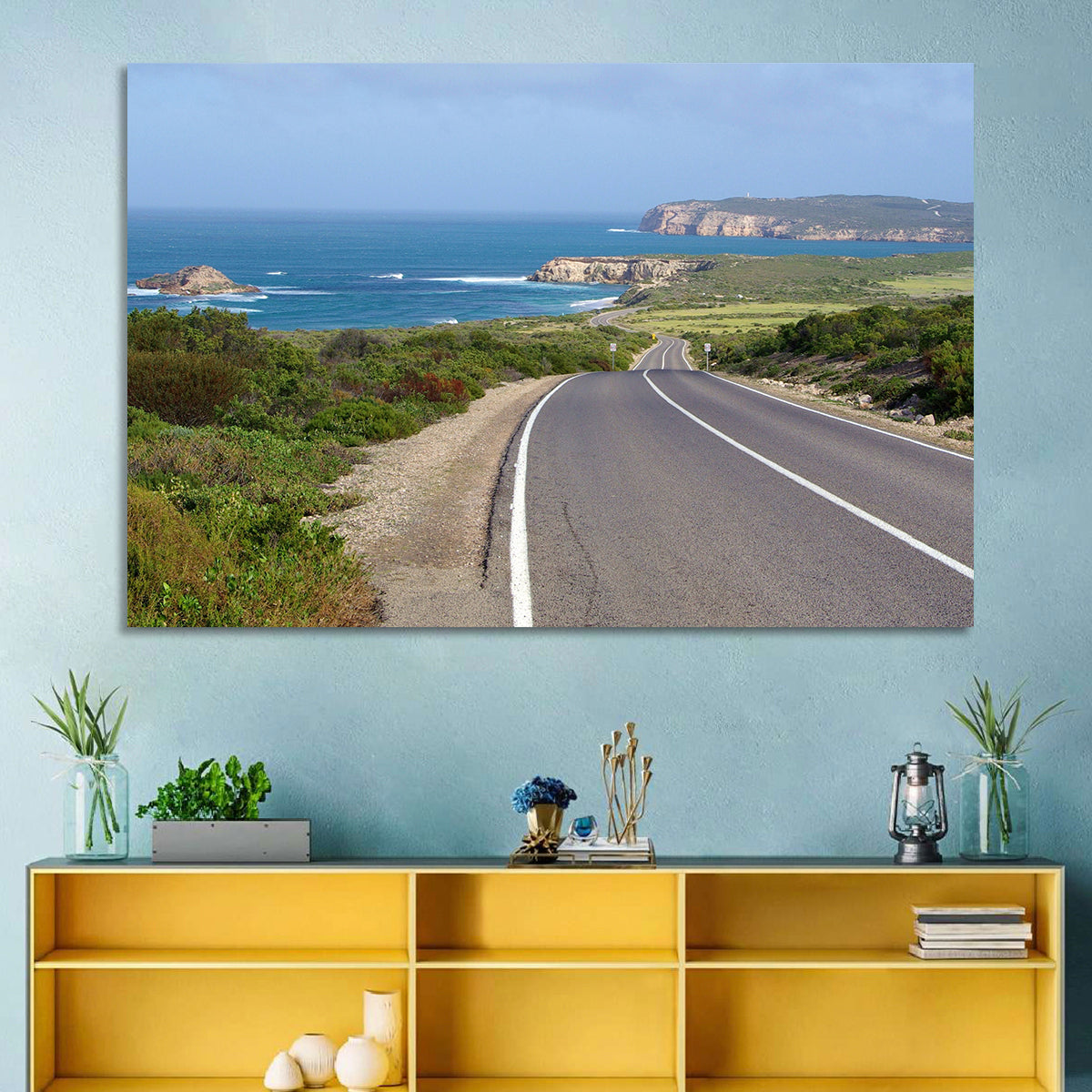 Inneston Coastal Road Wall Art