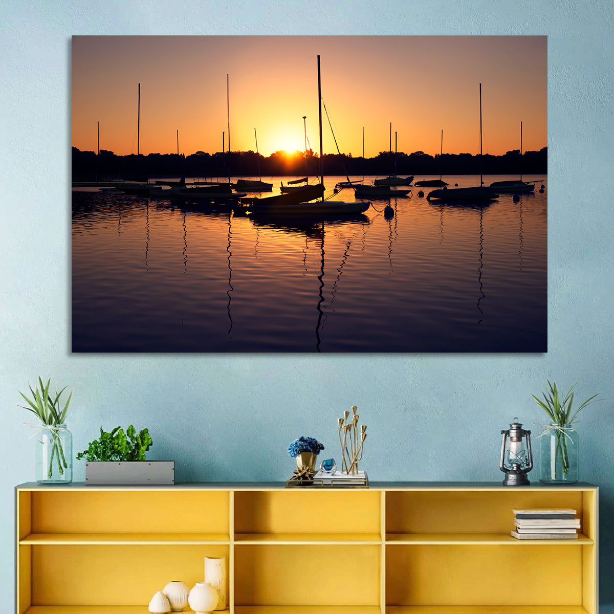 Lake Harriet Golden Sunrise Wall Art