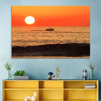 Oceanside Beach California Sunset Wall Art