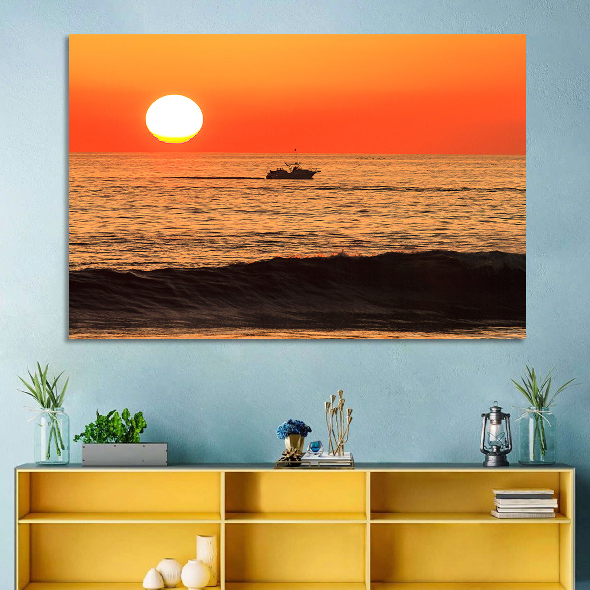 Oceanside Beach California Sunset Wall Art