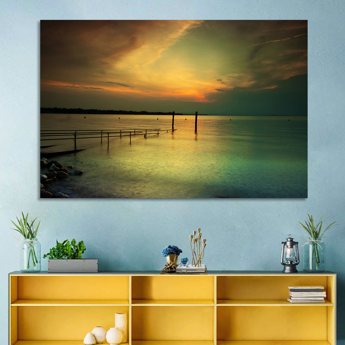 Lake Garda Sunset Wall Art