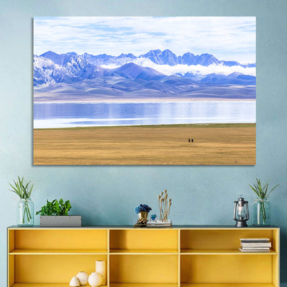 Song Kul Lake Silhouettes Wall Art