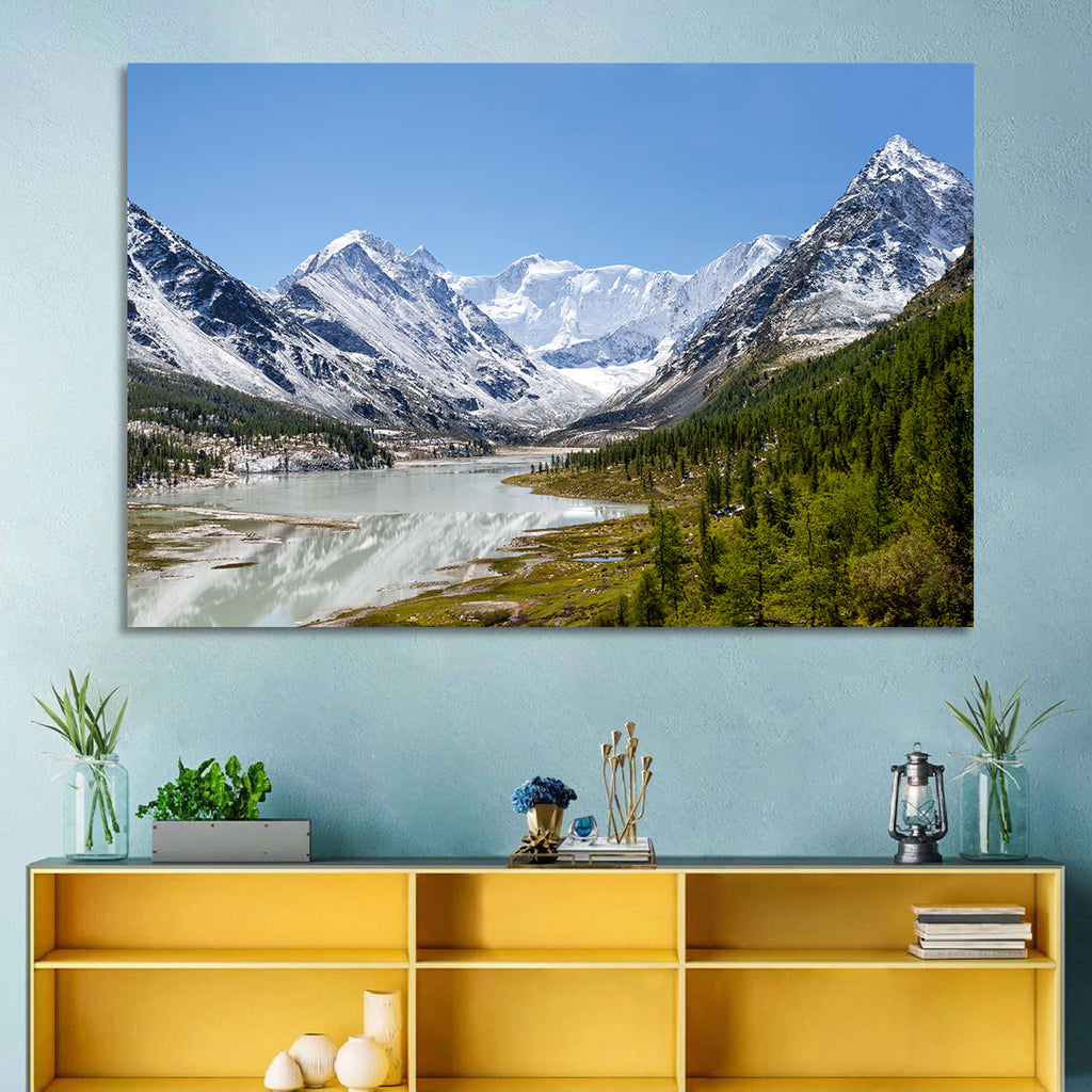 Akkem Lake Reflection Wall Art