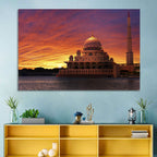 Putra Mosque at Sunset Wall Art