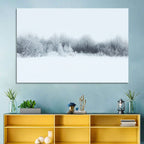 Frosted Winter Forest Wall Art