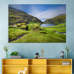 Saksun Turf Roof Cabins Wall Art
