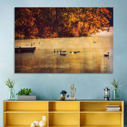 Governor Dodge Misty Lake Wall Art