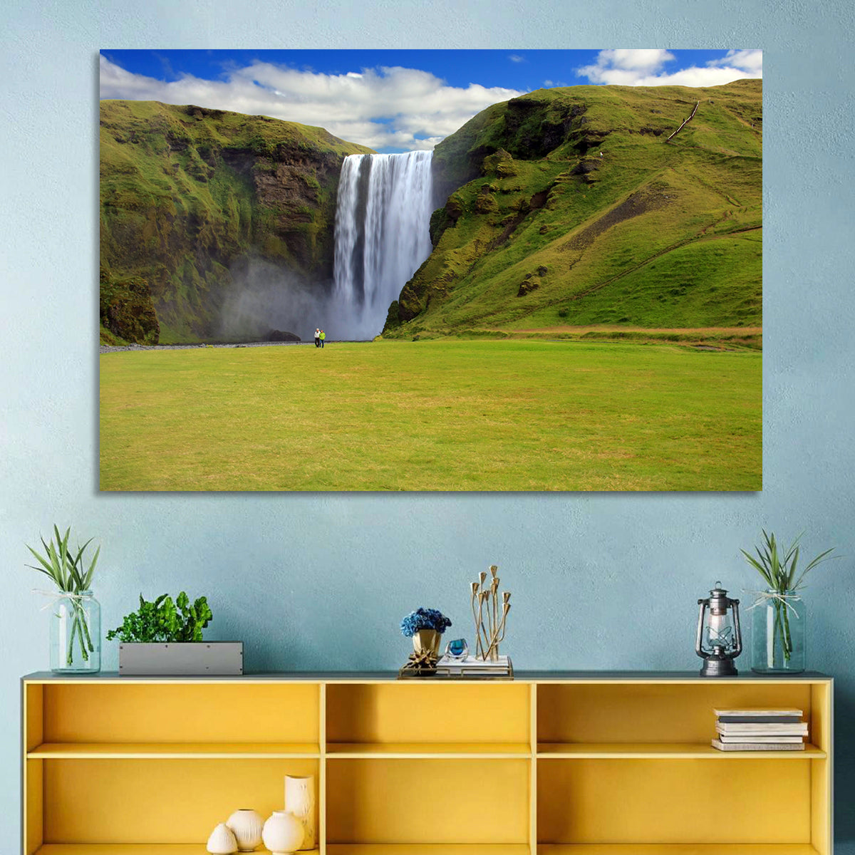 Skógafoss Waterfall Wall Art