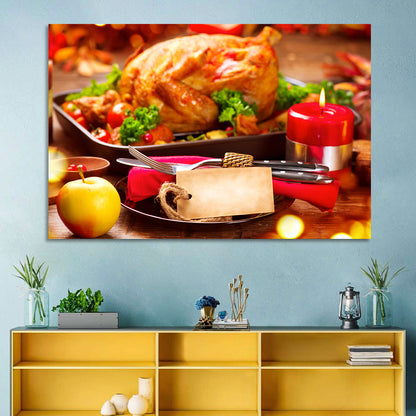 Roasted Turkey Holiday Still Life Wall Art