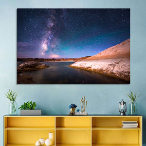 Lake Powell & Milky Way Wall Art