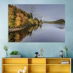 Autumn at Lake Vyrnwy Wall Art