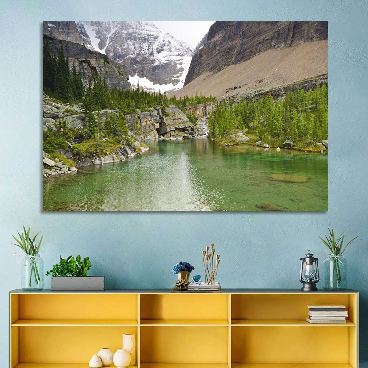 Lake Oesa Alpine View Wall Art