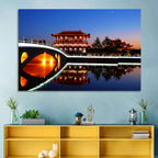 Tang Paradise Nightscape Wall Art