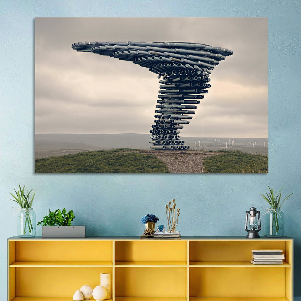 Singing Ringing Tree on Grassy Hill Wall Art