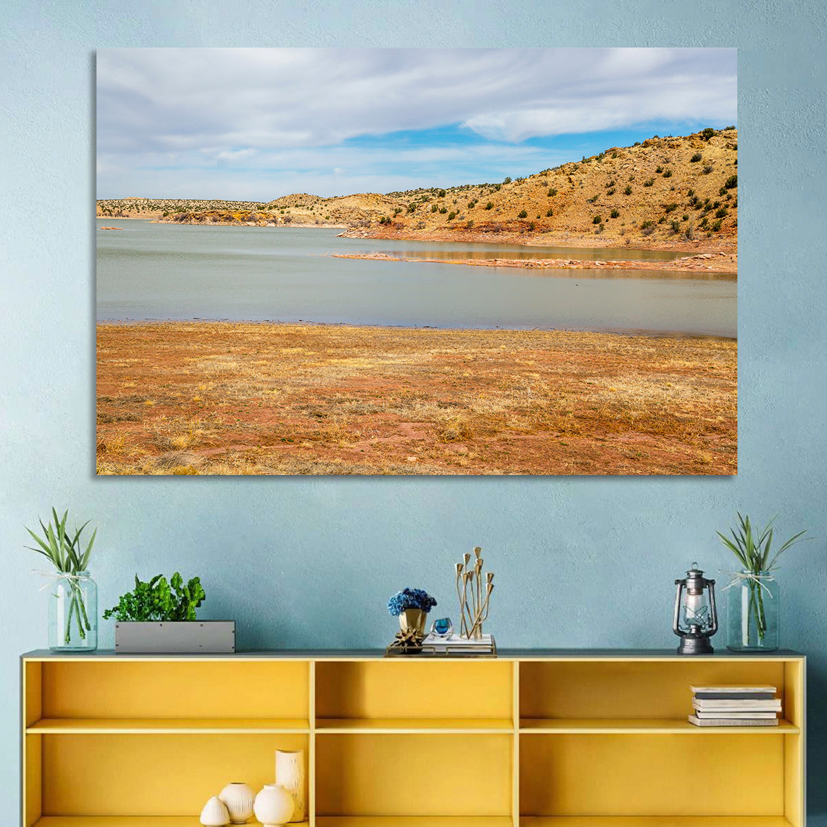 Lyman Lake Arizona Wall Art in a room, landscape
