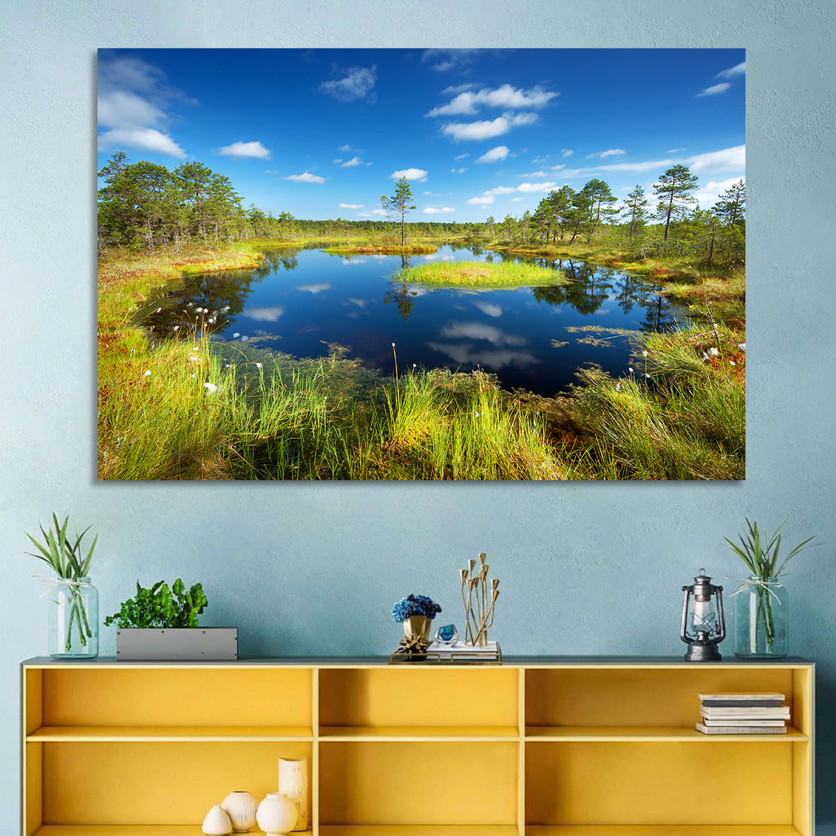 Viru Bogs Reflections Wall Art