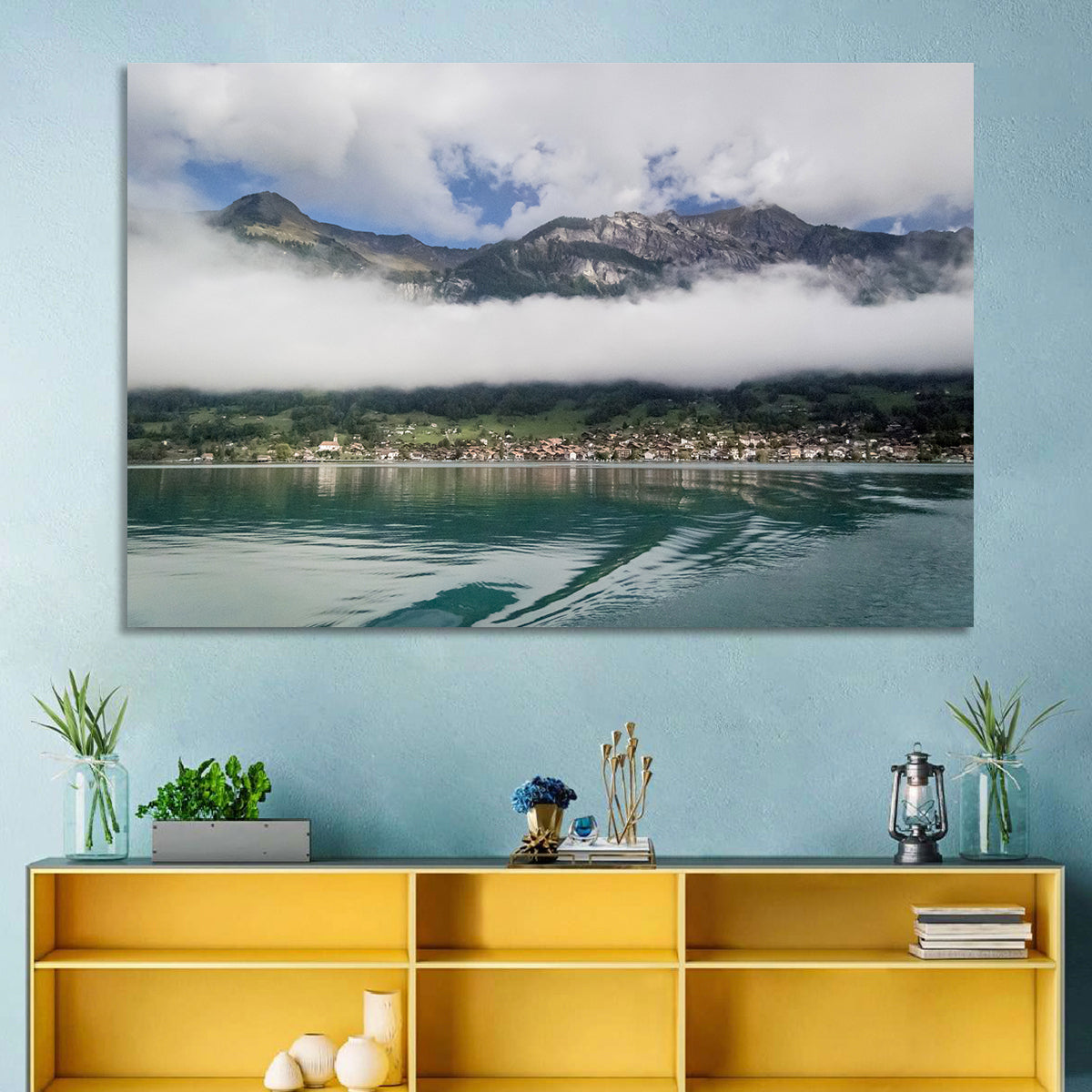 Lake Brienz Reflection Wall Art