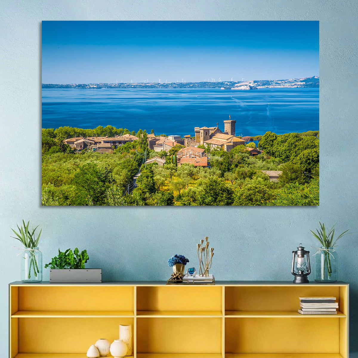 Bolsena Village Overlook Wall Art