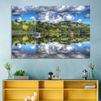 Sailboats on Ullswater Wall Art