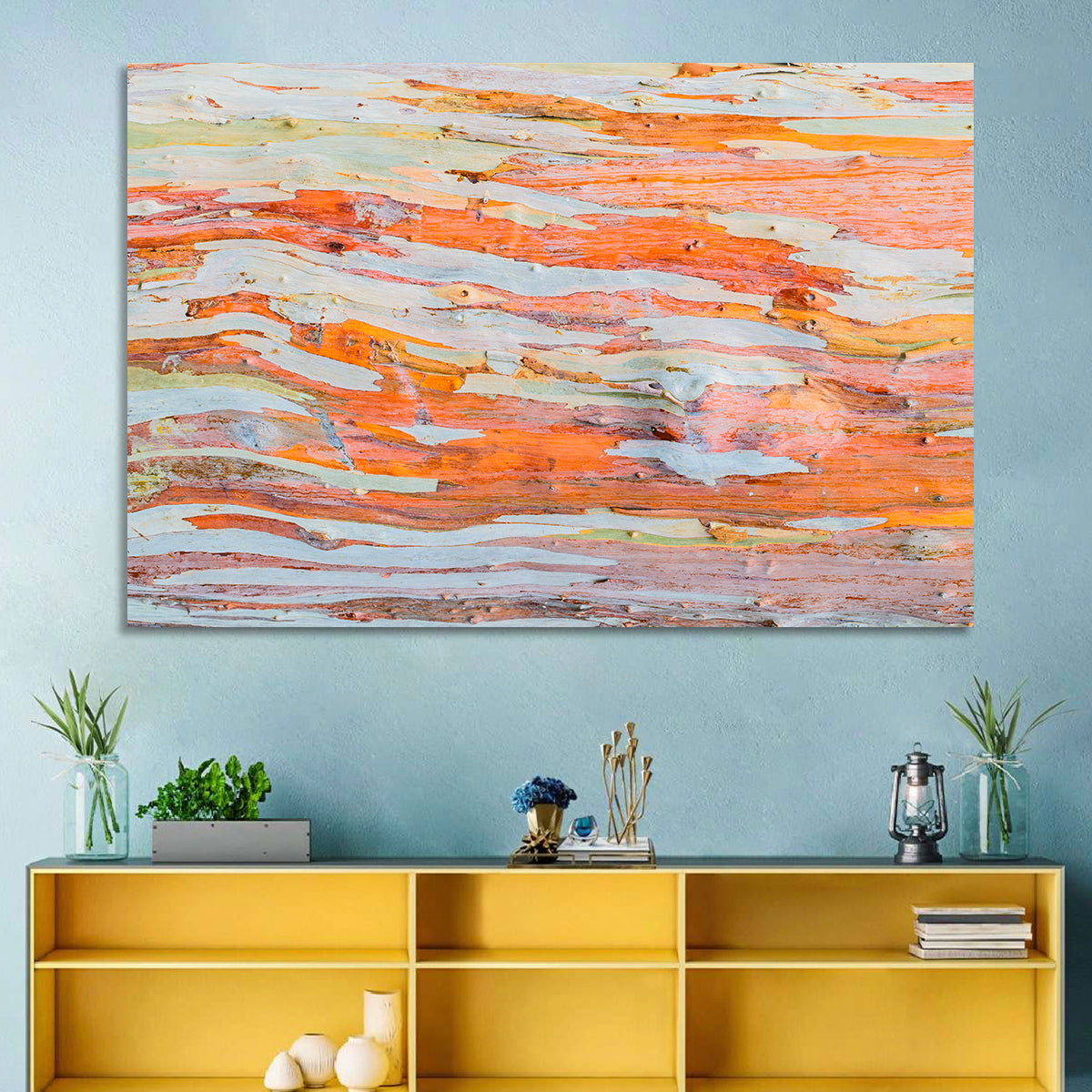 Abstract Eucalyptus Bark Layers Wall Art