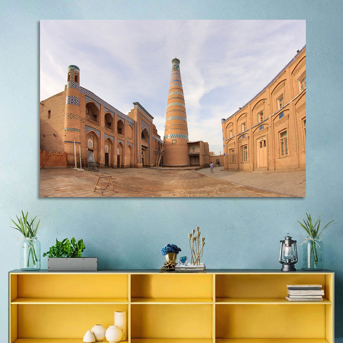 Khodja Madrasah, Khiva Wall Art in a room, landscape