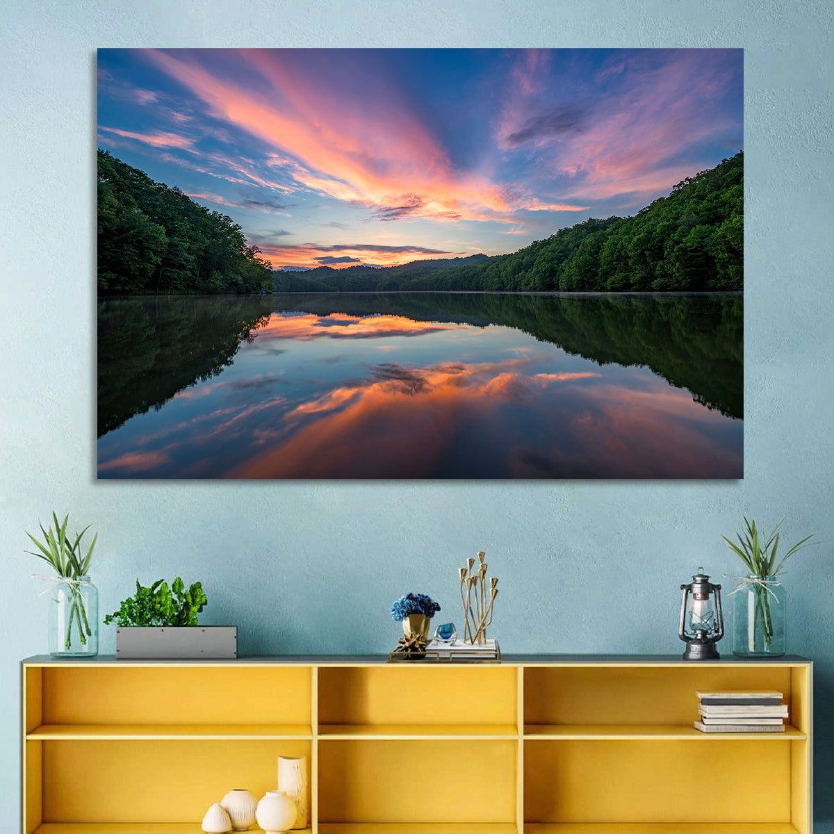 Appalachian Lake Sunset Wall Art