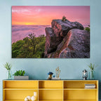 Pine Mountain Trail Sunset Over Cloud Sea Wall Art