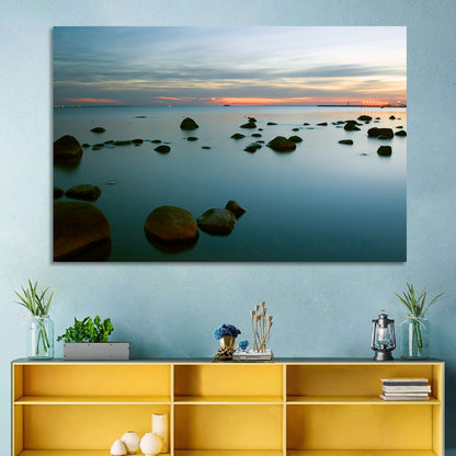 Baltic Sea at Twilight Wall Art