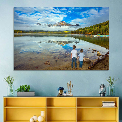 Pyramid Lake Reflection Wall Art