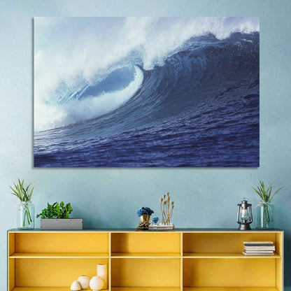 Powerful Breaking Wave Wall Art