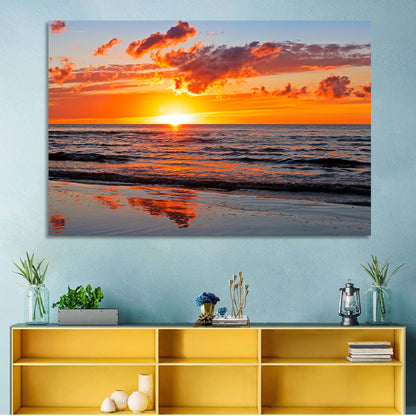 Sunset Over the Baltic Wall Art