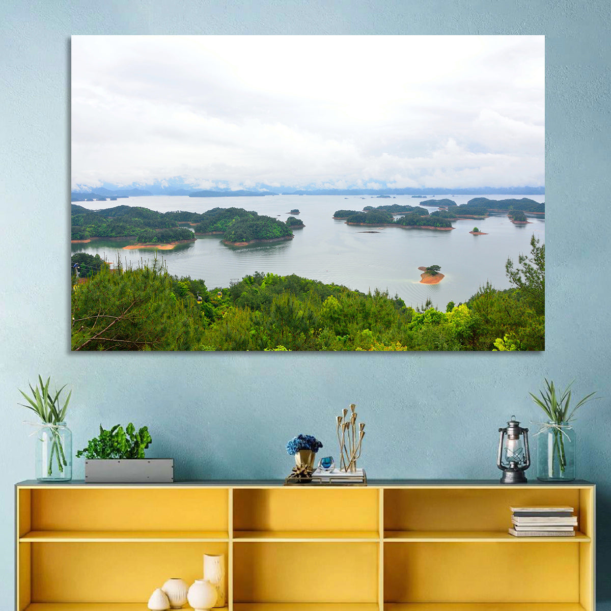 Qiandao Lake Islands View Wall Art